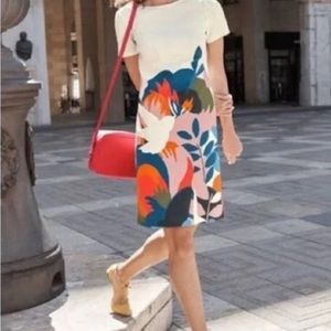 Boden Isla Dove Dress 14R amazing